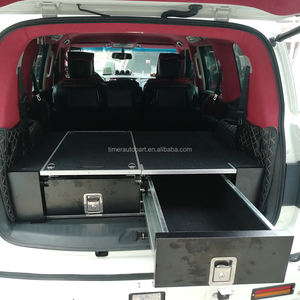 Boîte à outils métallique intérieure pour 4x4, tiroirs de benne, système de rangement robuste anti-UV pour cabine simple ou double, compatible avec Gu Patrol Offroad - Product Image 6