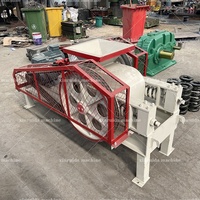 Concasseur à deux rouleaux robuste pour granit, concasseur à rouleaux pour basalte, concasseur à double rouleau pour quartz, pour projets ferroviaires