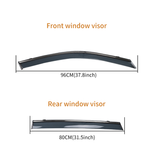 Kit carrosserie de voiture Injection pare-vent déflecteur porte fenêtre latérale visière pour SKODA <span class=keywords><strong>KAMIQ</strong></span> 2018- - Product Image 6