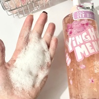 Lavande française nourrissante hydratante blanchissante contrôle de l'huile parfum longue durée véritable pétale de fleur Gel douche relaxant nettoyant pour le corps