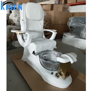 Kisen Factory Customizable Used Nail Beauty Salon Spa Massage Machine No Pipe Chair Pedicure Set - Product Image 4