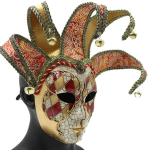 Chất lượng cao nhựa đám cưới Joker <span class=keywords><strong>Jester</strong></span> mặt nạ Venetian phong cách Masquerade bóng trang phục cho Venice Đảng Halloween DIY mặt trang trí nội thất - Product Image 2