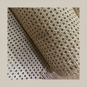 Herringbone Weave <b>Rattan</b> Webbing Roll Handmade Cane <b>Sheet</b> Chair Cabinet Wall Panel Chair Door Panel Waterproof Reusable - Product Image 2