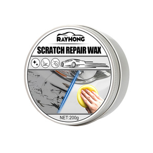 Marque privée <span class=keywords><strong>Rayhong</strong></span> 200g rayures légères marques de tourbillon enlever la crème de peinture avec éponge dissolvant de rayures de voiture - Product Image 1