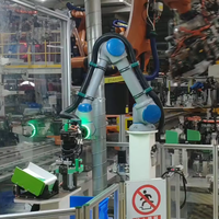 Robot collaboratif de soudage à l'arc 10 kg 1300 mm 0,03 mm 16 axes Sécurité TUV Cobot Moteur PLC Vision 2D/3D OEM Approuvé CE 6 degrés