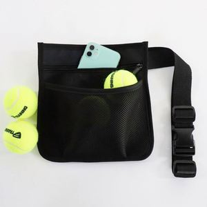 Mochila de pickleball BSCI con soporte de malla para pelotas de tenis, bolsa de cintura para pelotas de pickleball para mujeres y hombres, accesorio de tenis y pickleball - Product Image 3