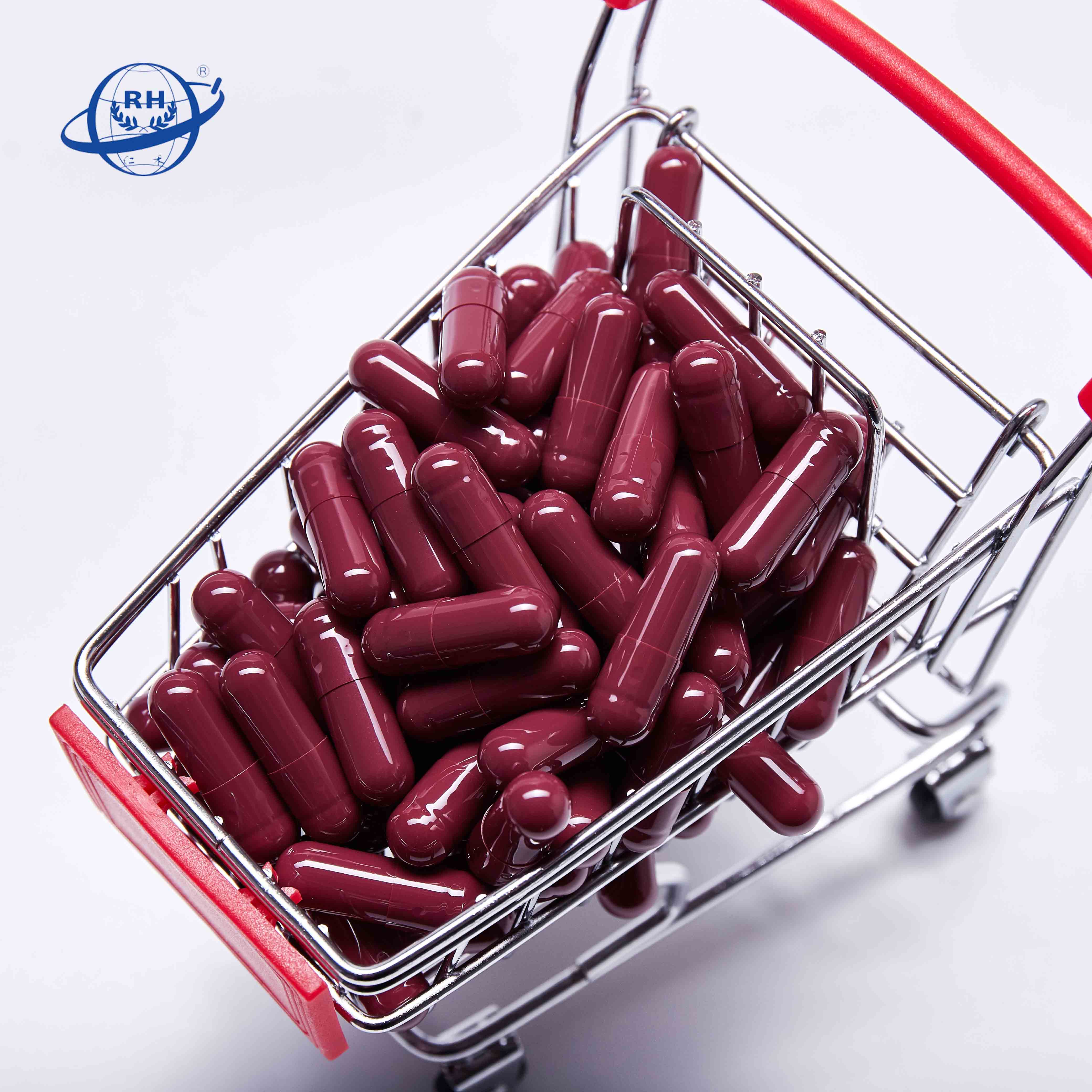 Красные пустые желатиновые капсулы, красочные капсулы, ручная машина для наполнения капсул, 400 отверстий