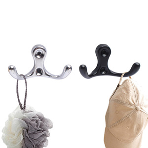 <span class=keywords><strong>Gancio</strong></span> appendiabiti doppio in stile europeo, nero anticato, modello solido, per porta, a basso prezzo, all'ingrosso - Product Image 2