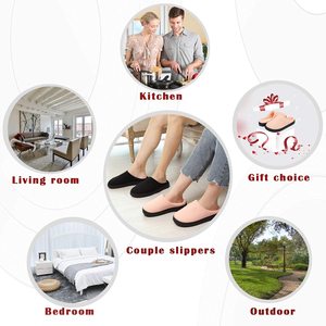 Zapatos de Casa informales invierno interior-exterior mujeres/hombres Zapatillas de casa de espuma viscoelástica cómoda amortiguación transpirable característica zuecos - Product Image 5