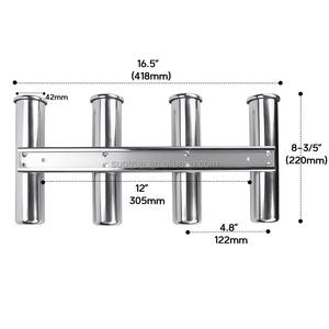 Porte-cannes <span class=keywords><strong>sans</strong></span> <span class=keywords><strong>vis</strong></span> pour bateau, nouveau design, accessoires <span class=keywords><strong>de</strong></span> bateau Suptrue, acier inoxydable 304, porte-cannes <span class=keywords><strong>de</strong></span> pêche réglable pour bateau, 6 porte-cannes - Product Image 4
