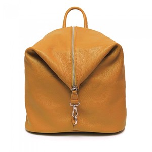 Mochila de cuero genuino para mujer, elegante y duradera, con múltiples compartimentos y cremallera, para la escuela, viajes, oficina, compras, uso diario. - Product Image 5