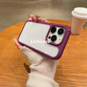 Lichicase Protección de lente a prueba de golpes Funda de parachoques táctil amigable con la piel para Samsung A02 M02 <span class=keywords><strong>M33</strong></span> J7 Prime Funda de TPU - Product Image 3