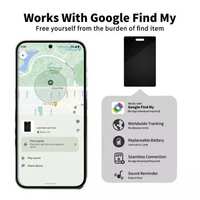 Localisateur de carte MFI Portefeuille Bagages pour animaux de compagnie GPS Tracker Tag Localiser mon appareil IOS Finder Recharge sans fil Android AirTag Tracker