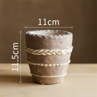 Pots de fleurs en ciment décoratif moderne, design Unique, pour le jardin, la maison, personnalisés, bon marché, pièces