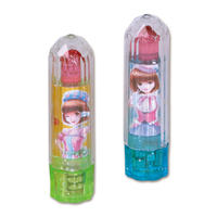Permen Lipstik Rasa Buah Bebas Gula Desain Baru dengan Lampu LED