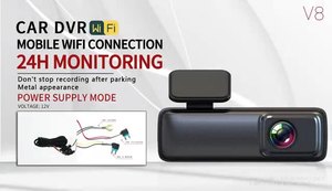 Yeni USB ruj makinesi çizgi kam yüksek çözünürlüklü 1080P WiFi cep telefonu arabağlantı gizli kaydedici V8 araba kara kutusu - Product Image 5