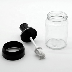 Vasetti di spezie in vetro cucchiaio spazzola per olio miele mestolo per la conservazione degli alimenti stampato condimenti bottiglia per condimenti sale condimento - Product Image 4