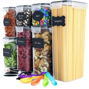 Contenedores de almacenamiento de alimentos rectangulares de plástico portátiles de alta calidad latas de alimentos frescos PP de calidad alimentaria - Product Image 4