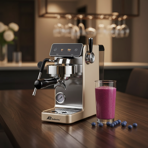 เครื่องชงกาแฟเอสเพรสโซเชิงพาณิชย์ Anbolife ขนาด 58 มม. พร้อมกรวยกรองเกรดเชิงพาณิชย์และตัวกรองสแตนเลส พร้อมเครื่องบดกาแฟในตัว - Product Image 6