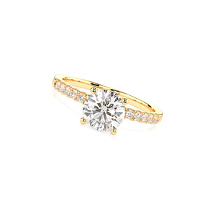 Elegante Anillo de Compromiso de <span class=keywords><strong>Oro</strong></span> <span class=keywords><strong>Blanco</strong></span> con <span class=keywords><strong>Diamante</strong></span> de Laboratorio <span class=keywords><strong>Solitario</strong></span> <span class=keywords><strong>y</strong></span> Piedras Decorativas, <span class=keywords><strong>Diamante</strong></span> CVD con Corte Brillante Certificado para Mujer - Product Image 6