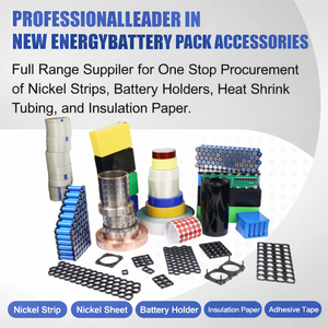 Batterie au lithium 18650, tube thermorétractable en PVC de 50 mm de largeur, rouleau d'emballage noir bleu résistant aux flammes, certifié 300V ROHS REACH - Product Image 5