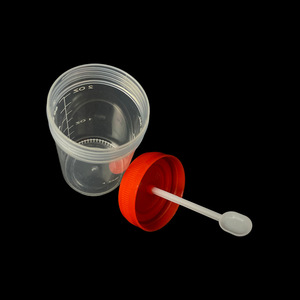 Gobelet à urine jetable Wei Hong 60 ml, récipient à échantillons en plastique, anti-fuite, usage médical - Product Image 2