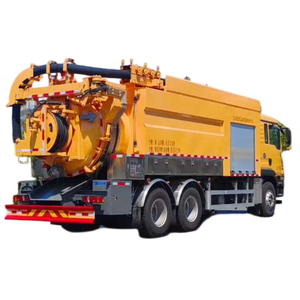 Camion de nettoyage d'égouts combiné de 10 000 litres avec système de purification des eaux usées et <span class=keywords><strong>excavatrice</strong></span> à vide intégrée - Product Image 1