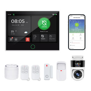 Sistema de Alarma Inteligente Tuya <span class=keywords><strong>2026</strong></span> para el Hogar 4G+Wifi con Pantalla de 7 Pulgadas, FSK 433Mhz, Sistema de Seguridad Antirrobo Portátil con Cámara para el Hogar - Product Image 1