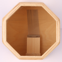 Tambour du Moyen-Orient Tambour à cajon octogonal en bois fait à la main avec motifs de dragon Parfait pour les spectacles culturels et les spectacles musicaux