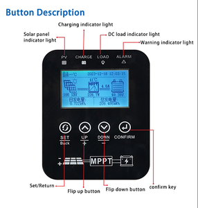 Régulateur de charge solaire MPPT LCD Nikong 230V 120A à adaptation automatique - Product Image 4
