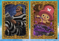 Cartes à collectionner en métal One Piece Anime, plaques d'art or et argent pour les fans de Luffy, Zoro, Chopper, boîte mystère, 128 personnages