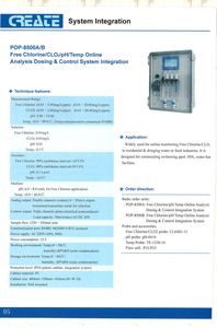 <strong>Createc</strong> Swimming Pool Hospital Use POP-8300 Free Chlorine Online Analyzer Chloride Ion OEM Water Quality Testing Equipment - Product Image 4
