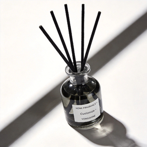 Difusor de Aroma de Vidrio Redondo Personalizable de Lujo, Botella Vacía de 150 ml con Diseño Minimalista y Caja de Regalo para <span class=keywords><strong>Ambientador</strong></span> del Hogar - Product Image 6