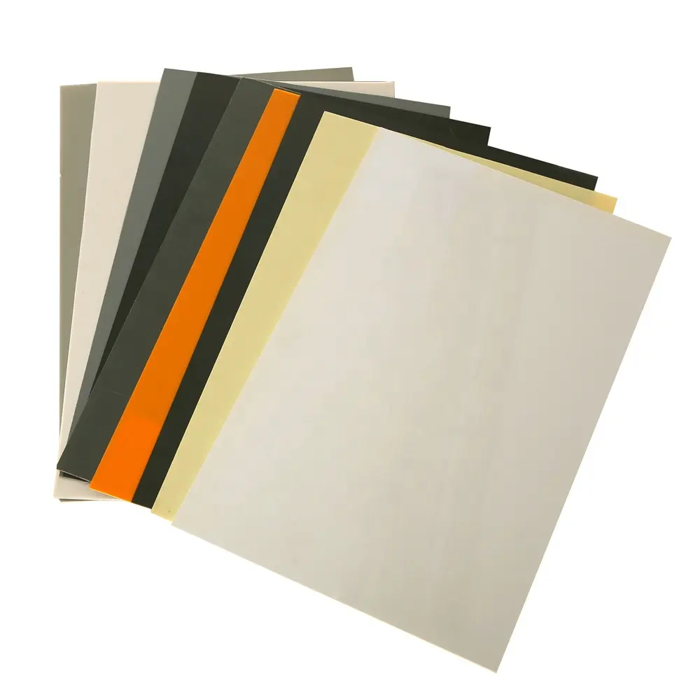 Строительный материал переработанный ПВХ цветной жесткий лист для мебели