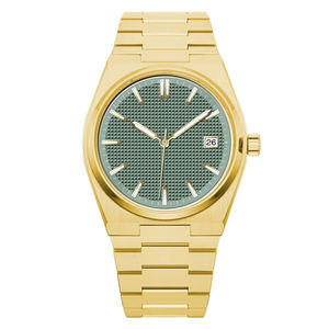 クォーツ男性時計40mmビジネススタイルカスタムデザイン時計男性クラシックステンレス鋼時計 - Product Image 5