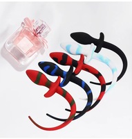 Plug anal en silicone en forme de queue de cochon ou de chien, accessoires anaux pour jeux de rôle gay, masseur de point G et de prostate, jouet sexuel fétichiste