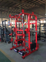 2026 Meilleures ventes Rack de musculation tout-en-un A094, Appareil d'entraînement multifonction, Machine Smith avec machine à croisement de câbles