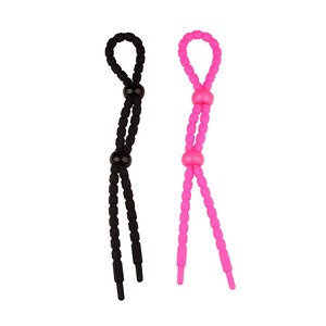 Male adult sex toys, couples' double-ring silicone <b>lock</b> rope, hot-selling cross-border source - Product Image 1