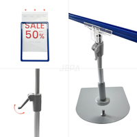 Cadre métallique réglable A3 A4 A5 pour présentoir de panneaux publicitaires Pop pour supports de panneaux de supermarché