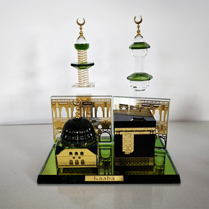 Souvenir Kristal Minaret Ka'bah Grosir, Replika Mekkah Islami, Hadiah Perjalanan Timur Tengah untuk Muslim, Souvenir Idul Fitri & Haji - Product Image 2