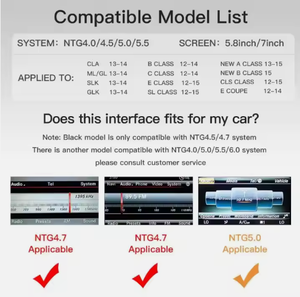 Zwnav không dây đa phương tiện Video giao diện Carplay cho Mercedes Benz một B C E Class GLA GLC GLK GLS <span class=keywords><strong>ml</strong></span> CLS đài phát thanh xe đài phát thanh điểm - Product Image 4
