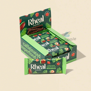Rak <span class=keywords><strong>Display</strong></span> Makanan Biodegradable Berwarna untuk Camilan Cokelat Biskuit Kue Permen Kotak Konter Kustom - Product Image 4