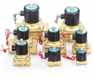 <span class=keywords><strong>Vanne</strong></span> solénoïde électrique Alahot 2W en laiton 12V <span class=keywords><strong>24V</strong></span> 220V 1 2 3 pouces pour le contrôle de l'eau, <span class=keywords><strong>vanne</strong></span> solénoïde magnétique bidirectionnelle pour l'eau - Product Image 1