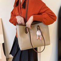 Sac à bandoulière élégant pour femme, sac à main polyvalent, sac fourre-tout, sac sous le bras, fermeture éclair, deux sangles, nylon imperméable