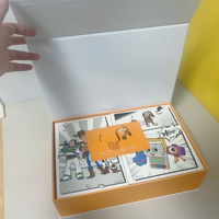 Boîte cadeau de Noël personnalisée en chocolat avec éponge intérieure, emballage magnétique de luxe recyclable, finition brillante ou mate, gaufrage