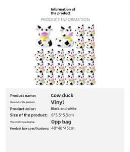 Pato de Goma Ecológico con Forma Personalizada y Logotipo, Juguete Acuático con Sonido, Estilo Vaca, Envío Directo de Fábrica - Product Image 6