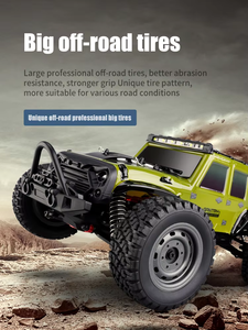Auto RC 16103 ad Alta Velocità per Tutti i Terreni, Scala 1/16, Crawler con Ruote Grandi, Fuoristrada 4WD, Potente Veicolo Elettrico da Arrampicata, Regalo - Product Image 5