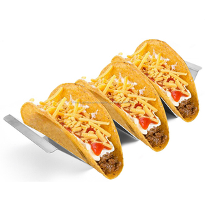 Rack Extérieur Élégant Support <span class=keywords><strong>Tacos</strong></span> Chacun Camion Plateau <span class=keywords><strong>Style</strong></span> Taco Taco D'acier Inoxydable Support - Product Image 2