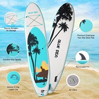Planche de paddle gonflable portable en PVC Drop Stitch toutes saisons pour sports nautiques, surf, stand-up paddle et pêche