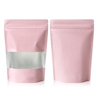 Échantillon gratuit Pochette d'emballage alimentaire Doypack à fermeture éclair Sachet de thé debout avec fenêtre